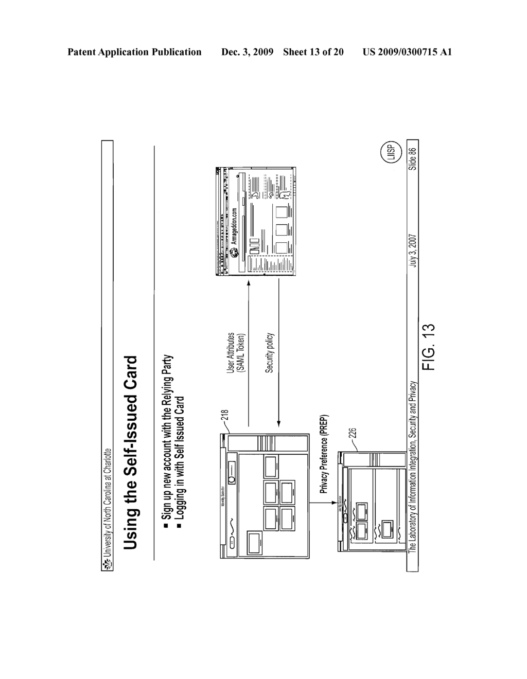 USER-DIRECTED PRIVACY CONTROL IN A USER-CENTRIC IDENTITY MANAGEMENT SYSTEM - diagram, schematic, and image 14