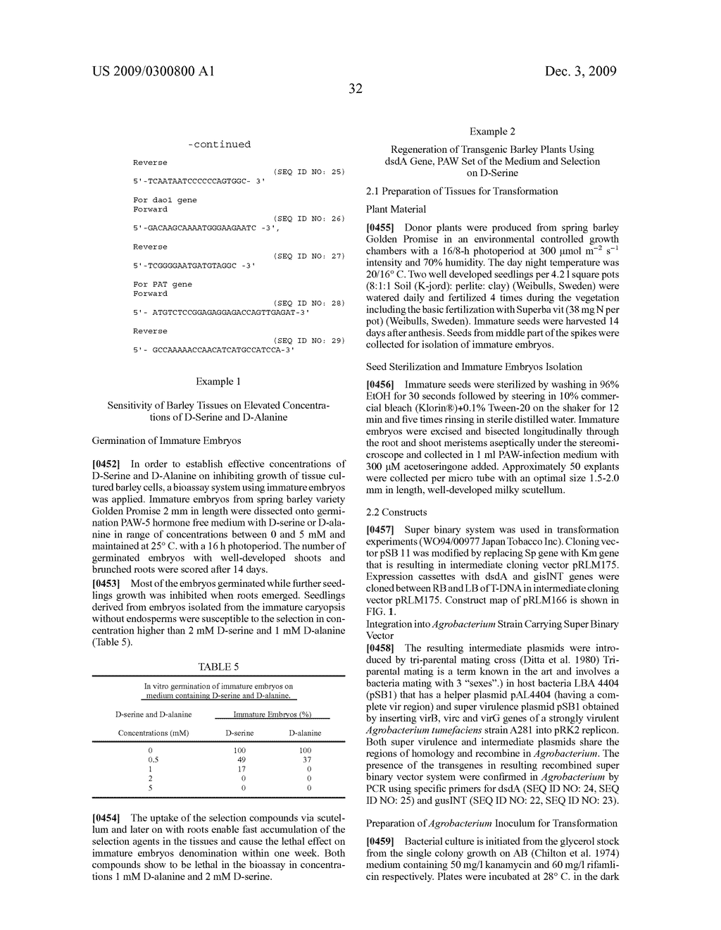 D-Amino Acid a Selectable Marker for Barley (Hordeum Vulgare L.) Transformation - diagram, schematic, and image 38