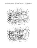 PROTECTIVE GLOVE HAVING SEGMENTED WRIST GUARD diagram and image