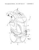 PROTECTIVE GLOVE HAVING SEGMENTED WRIST GUARD diagram and image