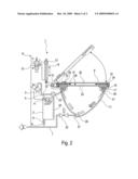 System for Flushing a Vacuum Toilet and Toilet Cover for a System of This Type diagram and image