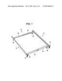 Structural members for bed frame diagram and image