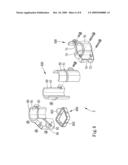 Strap Connector for a Lawn Cutting Device diagram and image