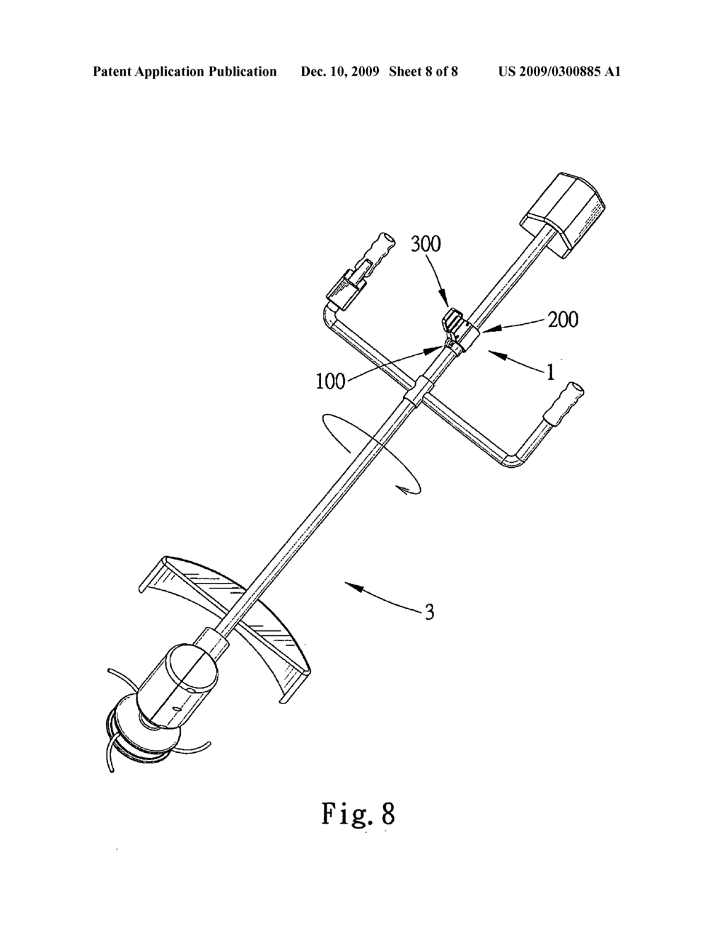 Strap Connector for a Lawn Cutting Device - diagram, schematic, and image 09