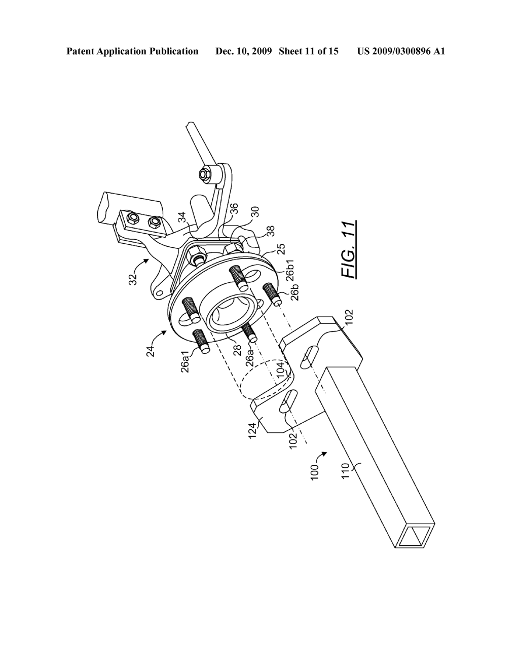 Hub Bearing Assembly Removal Tool For Hub Bearing Assemblies - diagram, schematic, and image 12