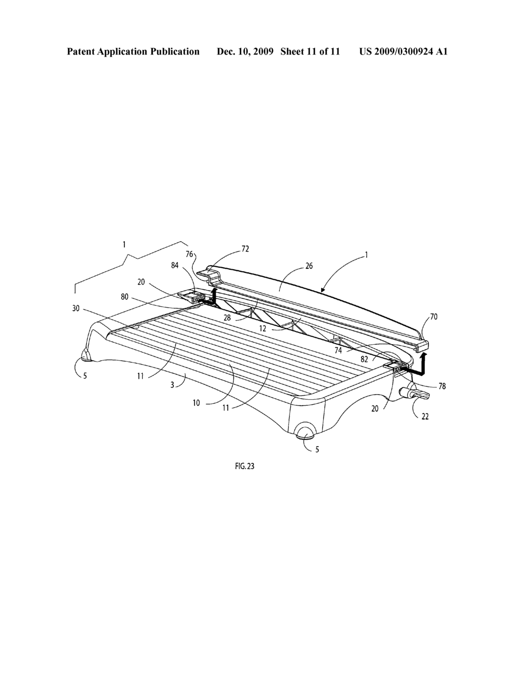 Paper trimmer with adjustable stop - diagram, schematic, and image 12