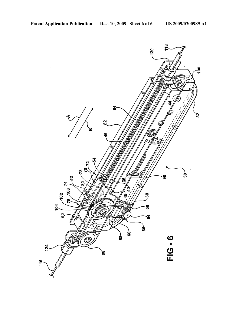 Power sliding door having a linear drive mechanism - diagram, schematic, and image 07