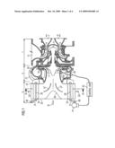 Turbocharger for an internal combustion engine diagram and image