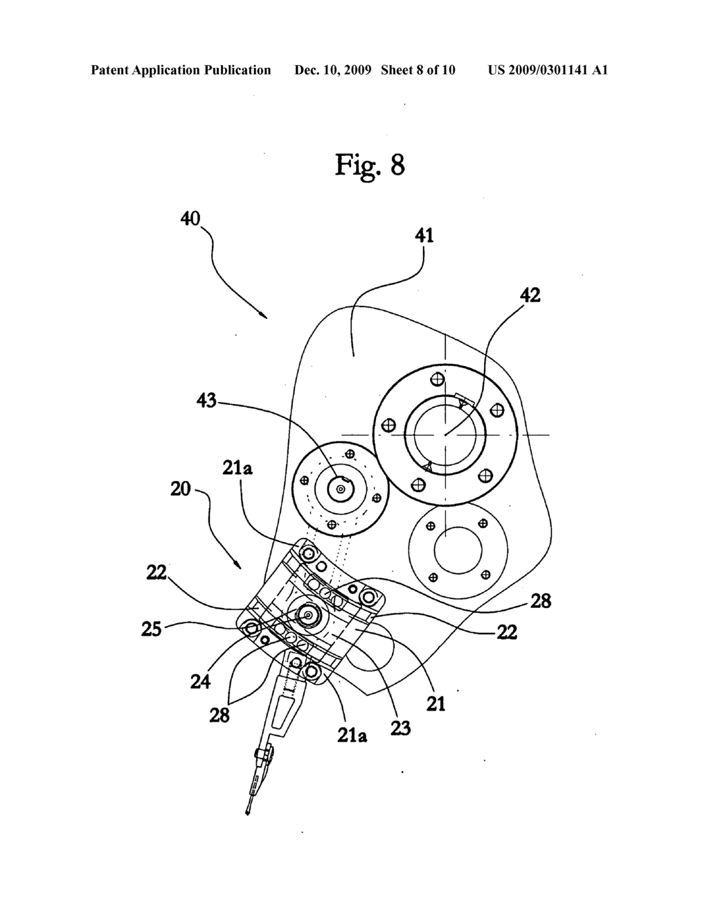 METHOD TO PRODUCE TEXTILES ARTICLES WITH WARP-KNITTING MACHINES AND MACHINE TO CARRY OUT SUCH A METHOD - diagram, schematic, and image 09