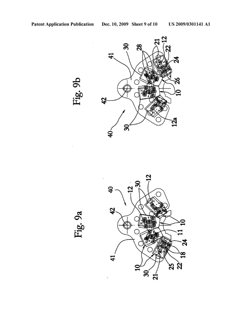 METHOD TO PRODUCE TEXTILES ARTICLES WITH WARP-KNITTING MACHINES AND MACHINE TO CARRY OUT SUCH A METHOD - diagram, schematic, and image 10