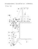 Needle thread feeding device for multi-needle embroidery sewing machine diagram and image