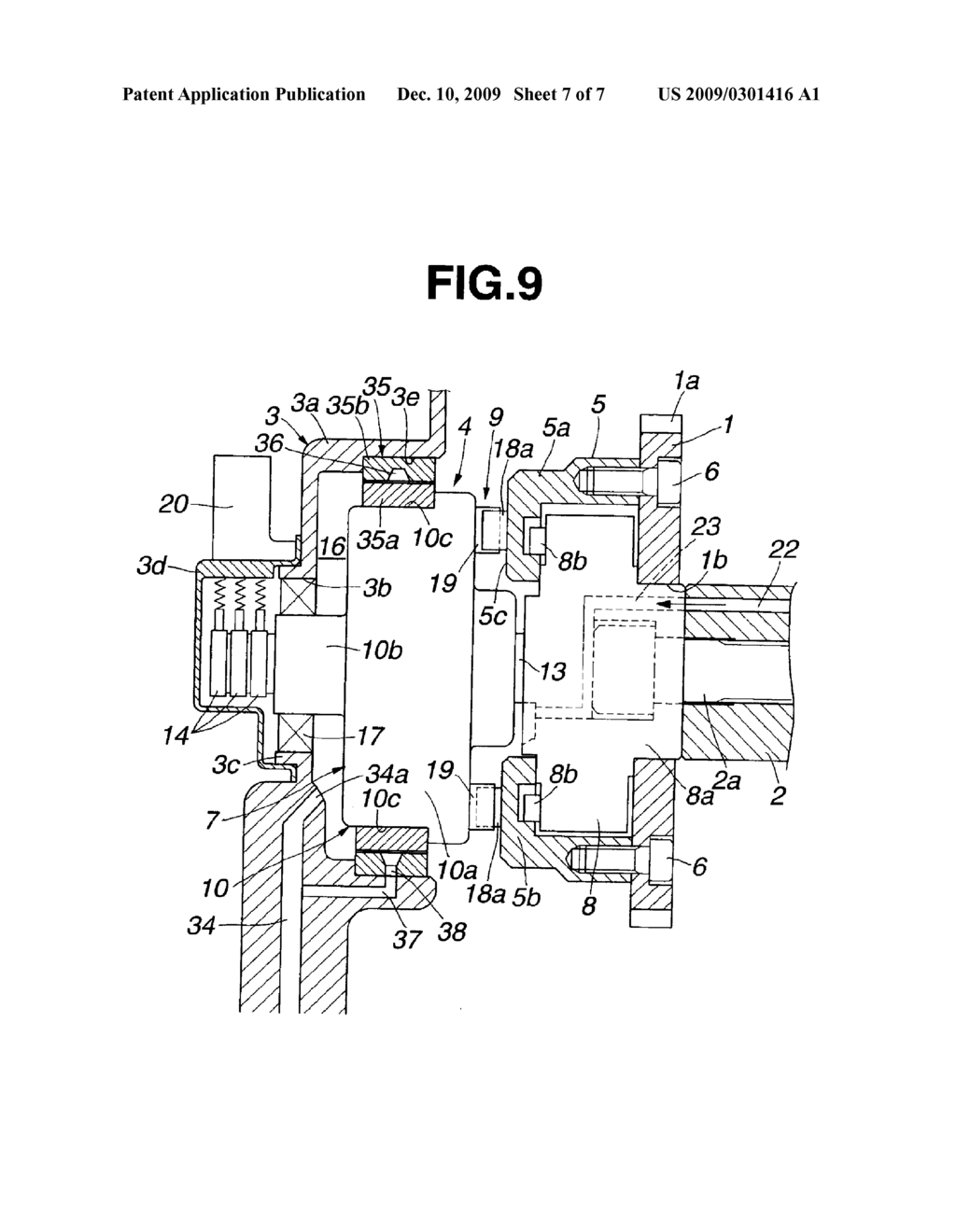 VARIABLE VALVE TIMING CONTROL APPARATUS OF INTERNAL COMBUSTION ENGINE - diagram, schematic, and image 08