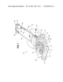 Engine air intake system for engine-powered walk-behind working machine diagram and image