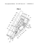 Engine air intake system for engine-powered walk-behind working machine diagram and image