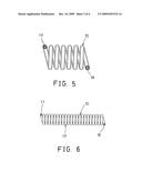 Hair barrette having helical structure diagram and image