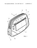 THERMALLY INSULATED COSMETICS CARRYING CASE diagram and image