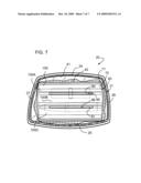 THERMALLY INSULATED COSMETICS CARRYING CASE diagram and image