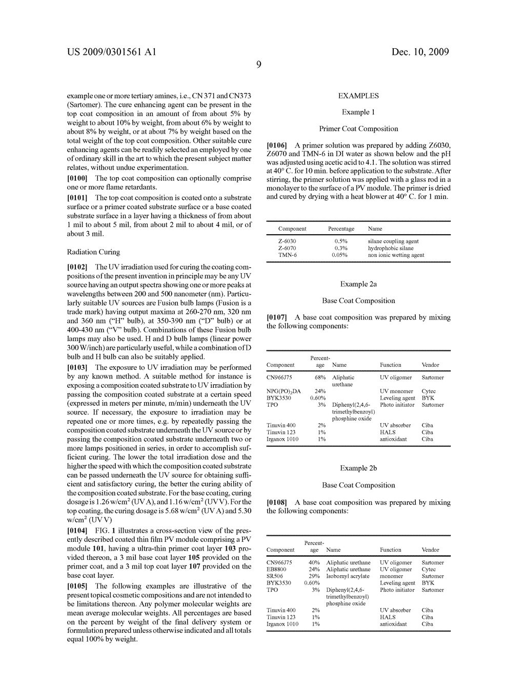 Coating composition, substrates coated therewith and methods of making and using same - diagram, schematic, and image 11