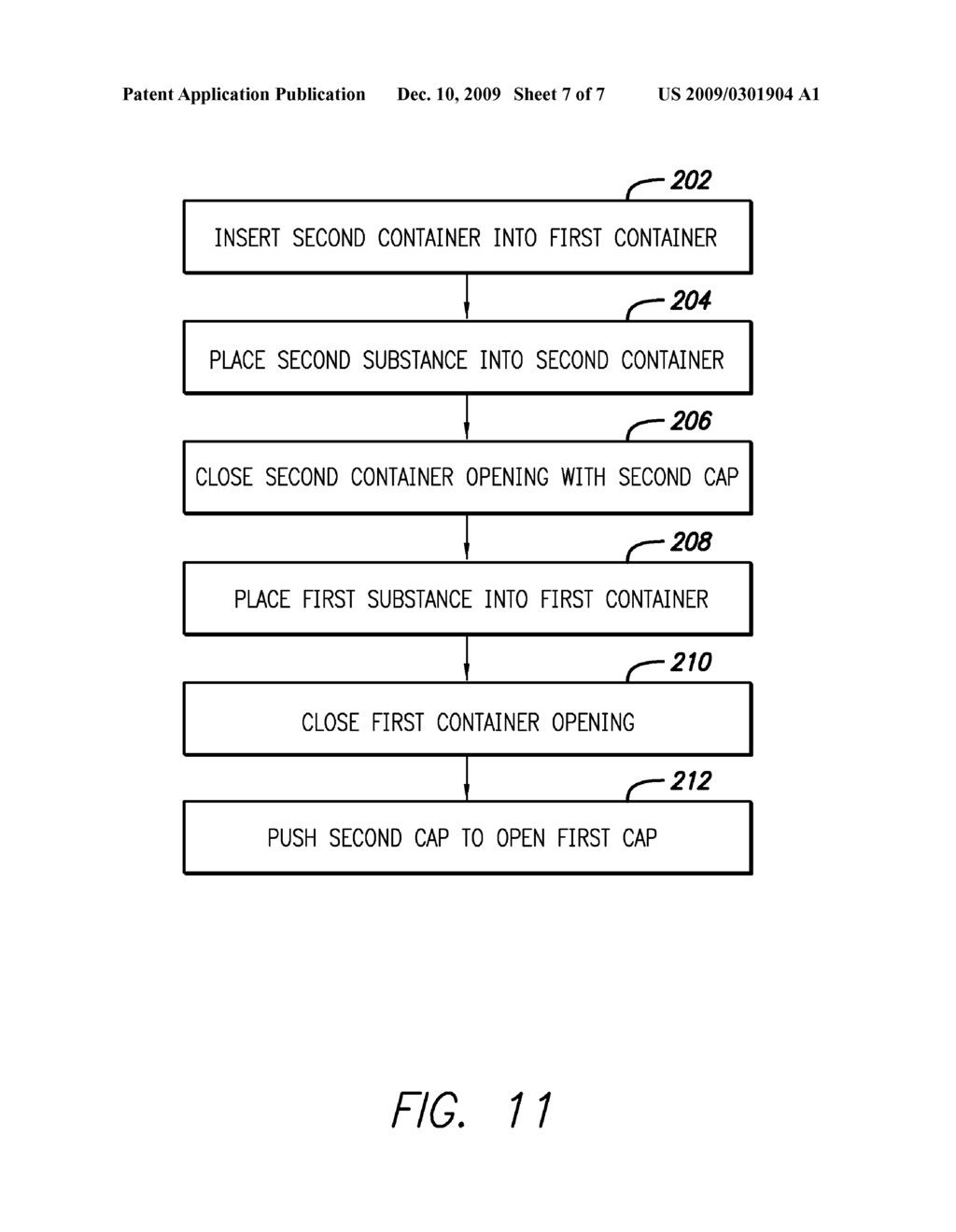 APPARATUS AND METHOD FOR THE SEPARATE STORAGE AND MIXING OF SUBSTANCES - diagram, schematic, and image 08