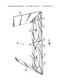 Package For Holding Multiple Media Discs And Methods Of Making The Same diagram and image