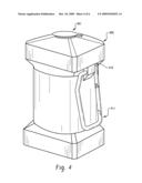 Container With Attachment Apparatus diagram and image