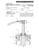 Pump mountable on two sizes of container diagram and image