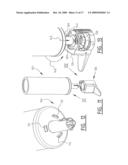 DEVICE FOR METERED DISPENSING OF PASTY MASS, AND A CONTAINER THEREFOR diagram and image