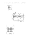 OPTICAL FILTERING MATRIX STRUCTURE AND ASSOCIATED IMAGE SENSOR diagram and image