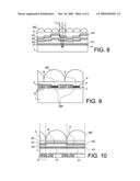 OPTICAL FILTERING MATRIX STRUCTURE AND ASSOCIATED IMAGE SENSOR diagram and image