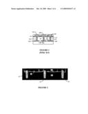 Integrated circuit with embedded contacts diagram and image