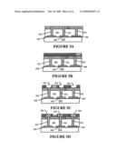 Integrated circuit with embedded contacts diagram and image