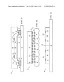 Semiconductor device and method of forming recessed conductive vias in saw streets diagram and image