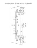 Semiconductor device and method of forming recessed conductive vias in saw streets diagram and image