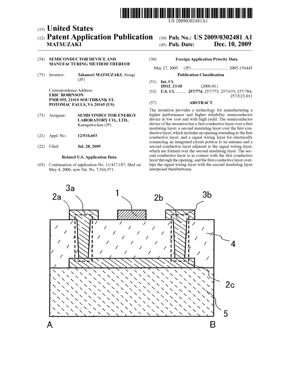 SEMICONDUCTOR DEVICE AND MANUFACTURING METHOD THEREOF - diagram, schematic, and image 01