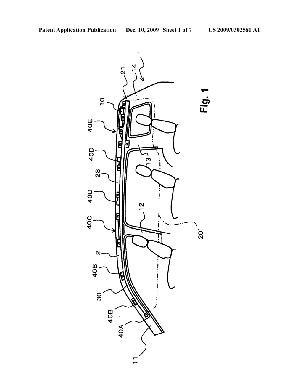 Curtain airbag bracket and curtain airbag device - diagram, schematic, and image 02