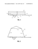 COMBINATION FOLDING UTILITY / TENT TRAILER diagram and image