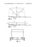 COMBINATION FOLDING UTILITY / TENT TRAILER diagram and image