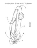 VEHICLE HAVING AERODYNAMIC FAN ELEMENTS diagram and image