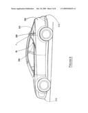 VEHICLE HAVING AERODYNAMIC FAN ELEMENTS diagram and image