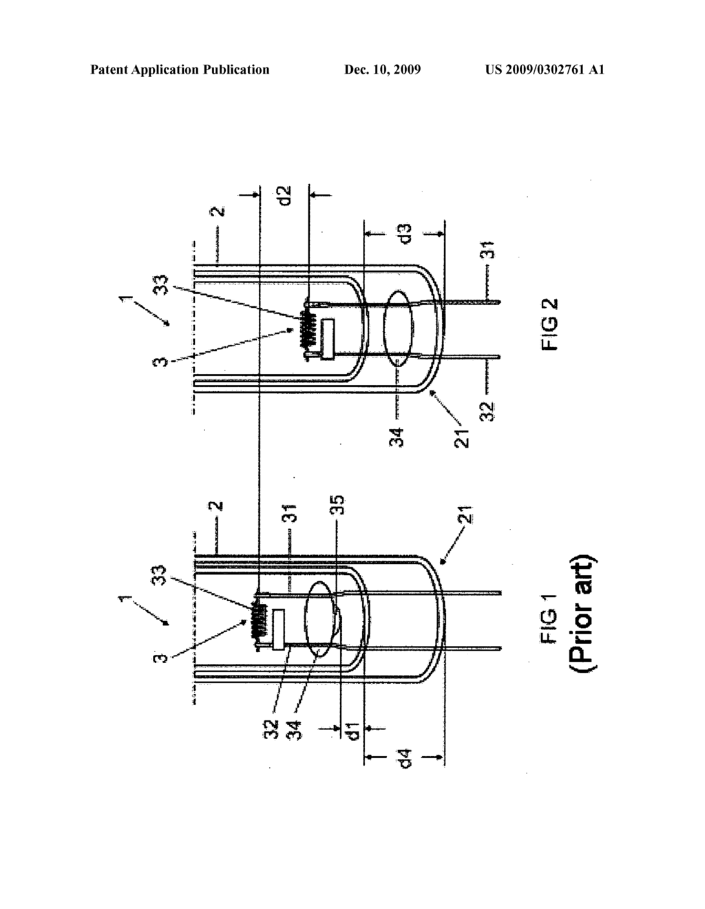 DISCHARGE LAMP COMPRISING A DISCHARGE VESSEL AND AN ELECTRODE FRAME - diagram, schematic, and image 02