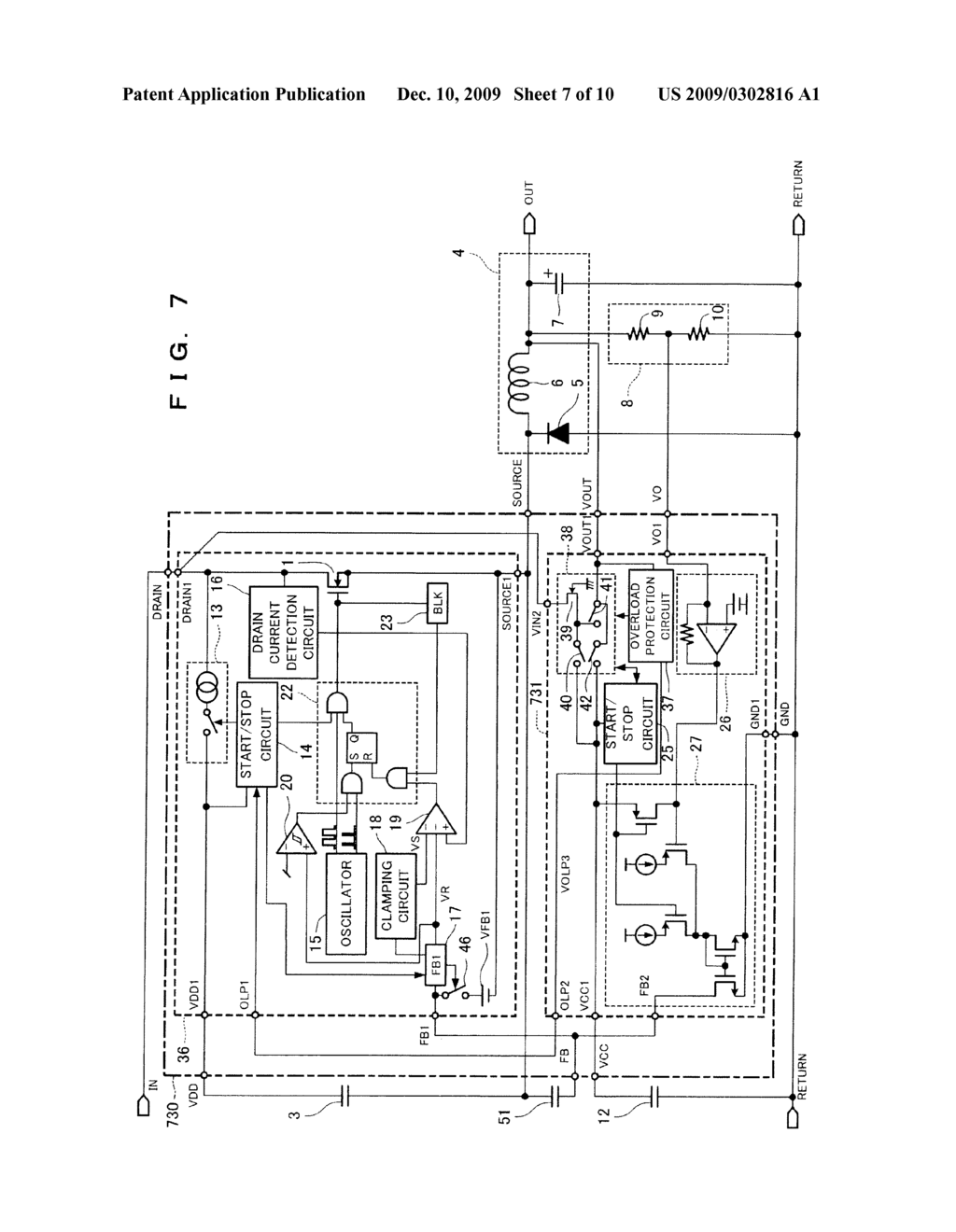 SWITCHING POWER SUPPLY AND SEMICONDUCTOR DEVICE USED FOR THE SAME - diagram, schematic, and image 08