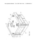 INK COMPARTMENT REFILL UNIT WITH INLET VALVE ACUTATOR, OUTLET VALVE, ACTUATOR, AND CONSTRICTOR MECHANISM ACTUATOR diagram and image