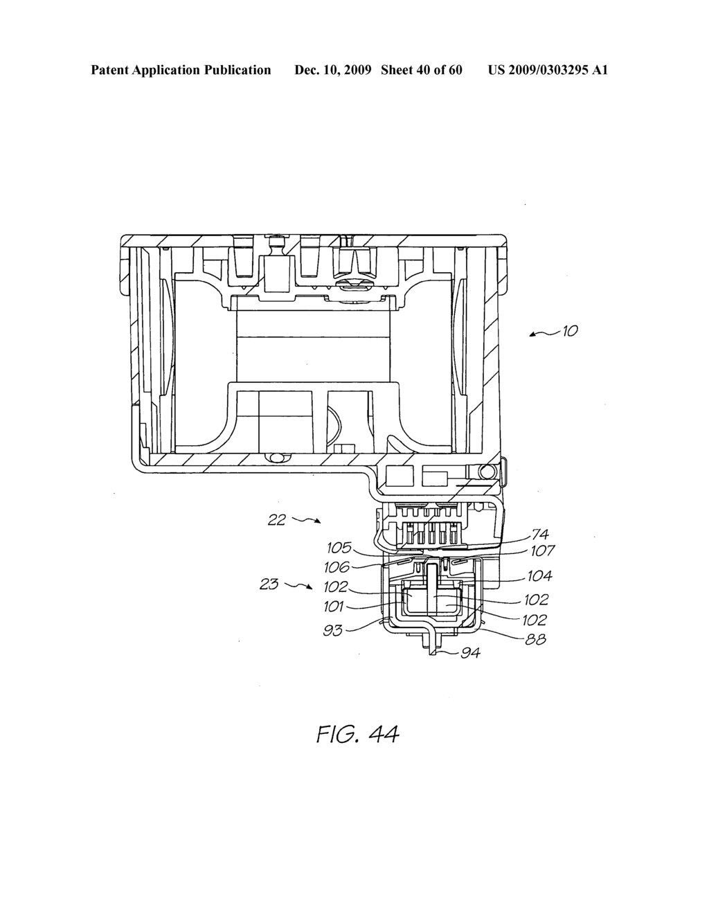 INK COMPARTMENT REFILL UNIT WITH INLET VALVE ACUTATOR, OUTLET VALVE, ACTUATOR, AND CONSTRICTOR MECHANISM ACTUATOR - diagram, schematic, and image 41