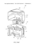 INK COMPARTMENT REFILL UNIT WITH INLET VALVE ACUTATOR, OUTLET VALVE, ACTUATOR, AND CONSTRICTOR MECHANISM ACTUATOR diagram and image