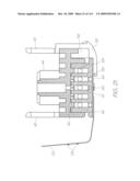 SECURING ARRANGEMENT FOR SECURING A REFILL UNIT TO A PRINT ENGINE DURING REFILLING diagram and image