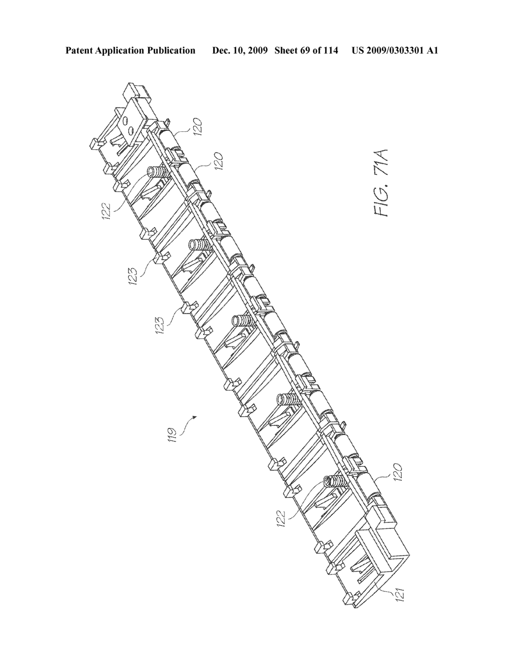 INK REFILL UNIT HAVING A CLIP ARRANGEMENT FOR ENGAGING WITH THE PRINT ENGINE DURING REFILLING - diagram, schematic, and image 70