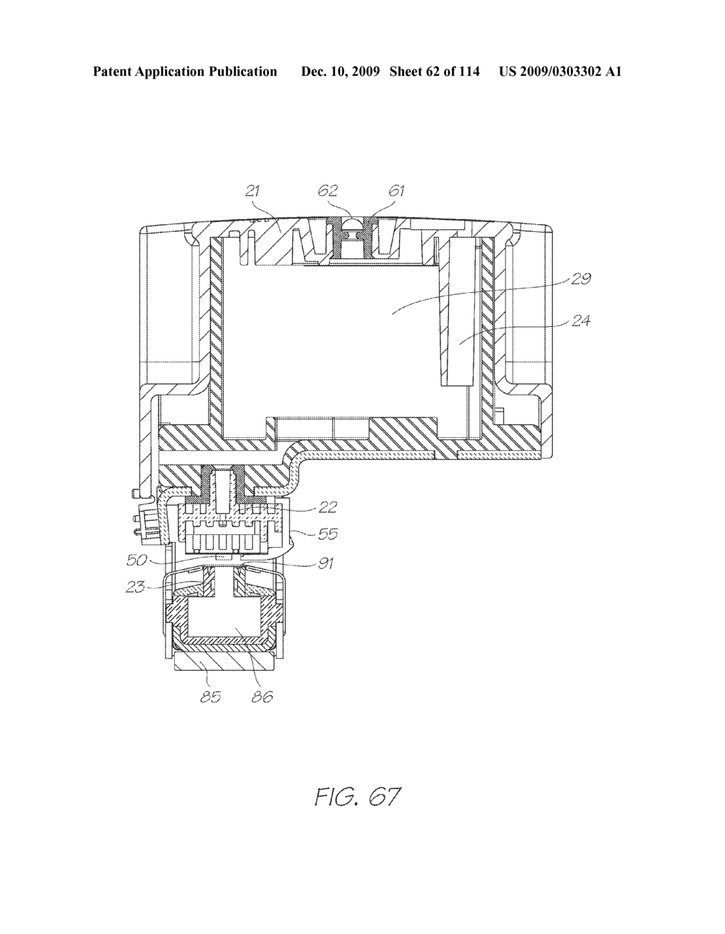 Ink Cartridge Having Enlarged End Reservoirs - diagram, schematic, and image 63