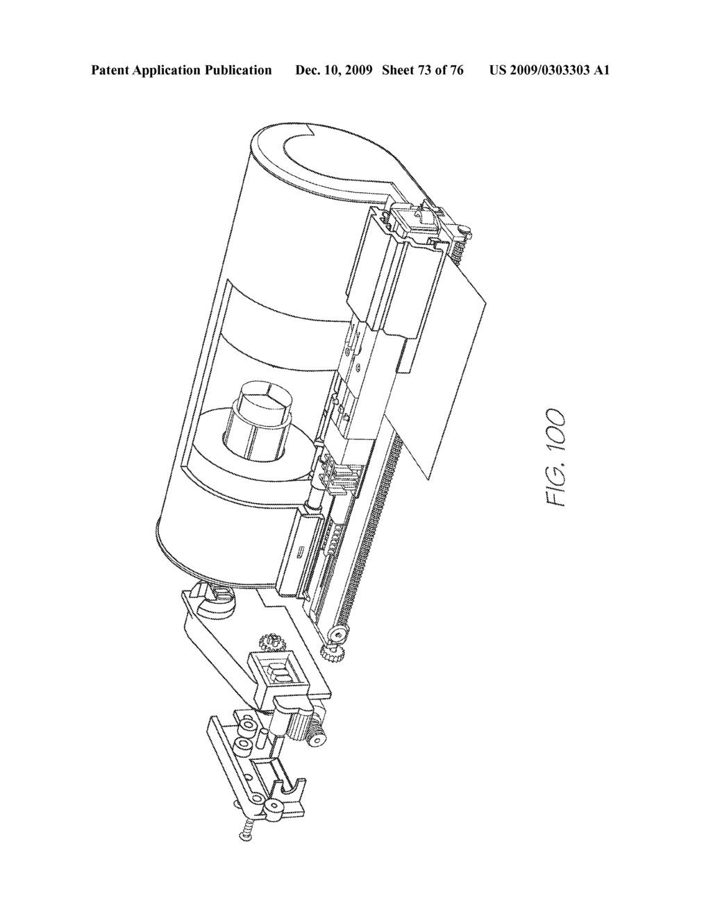 Inkjet Printer Incorporating Baffle Unit in Ink Supply Assembly - diagram, schematic, and image 74