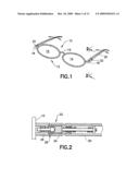 RESILIENT HINGE FOR EYEGLASSES diagram and image