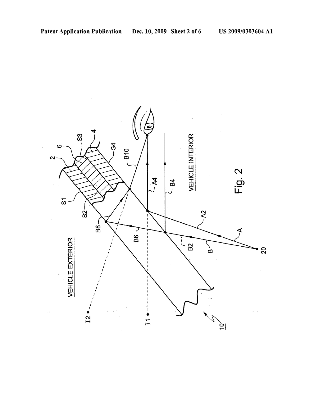 Windshield for use with head-up display and/or method of making the same - diagram, schematic, and image 03